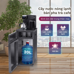 Cây nước nóng lạnh kết hợp bàn pha trà, cafe Fujihome TB110E