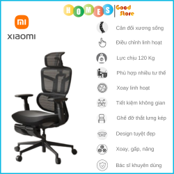 Ghế Công Thái Học HBADA Ergonomic E HDNY186BM (Lưng Kép Đệm Chuẩn)