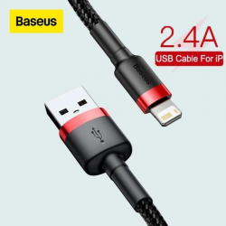 Cáp sạc nhanh, truyền dữ liệu Baseus Cafule Lightning cho iPhone/ iPad CALKLF-CG1 2 mét (1.5A)