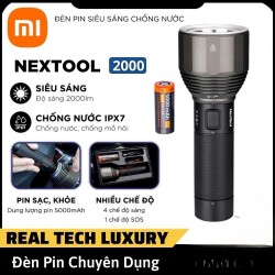 Đèn pin dã ngoại Xiaomi Nextool NE0126 (độ sáng 2000 lumen, chiếu xa 380m, IPX7)