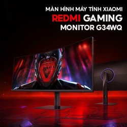 Màn hình máy tính Redmi Gaming Monitor G34WQ (Model 2024) – Kích thước 34 inch, độ cong 1500R, độ phân giải 3440 × 1440px, tốc độ làm mới 180Hz