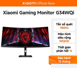 Màn hình máy tính 34 inch Xiaomi Curved Gaming G34WQi 