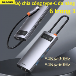 Baseus cổng chuyển đổi 6 in 1 BS-OH042