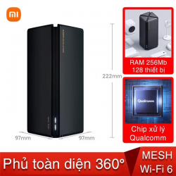 Bộ phát WiFi 6 Xiaomi AX3000, có hỗ trợ mesh