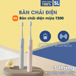 Bàn Chải Điện Xiaomi Mijia T200 - Bàn Chải Đánh Răng Pin Dài Sóng Siêu Âm Làm Sạch Răng