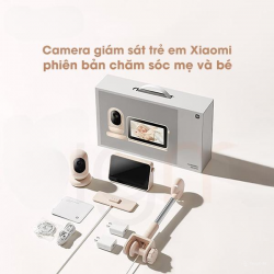 Camera giám sát trẻ em Xiaomi – Theo dõi giấc ngủ, tiếng khóc qua màn hình thông minh, kết nối app