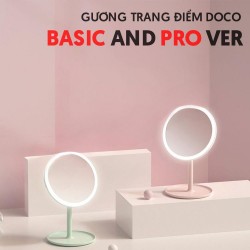 Gương trang điểm đèn led Xiaomi Doco