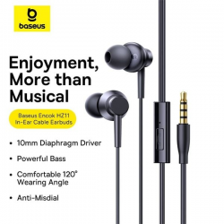 Tai Nghe Có Dây Baseus Encok HZ11 Wired Earphones (Jack 3.5mm)