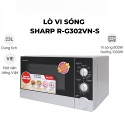 Lò vi sóng cơ có nướng 23L SHARP R- G302VN- S