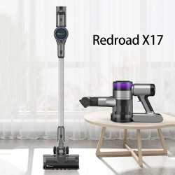 Máy hút bụi không dây cầm tay Redroad X17- Lực hút 25.000Pa , Pin rời, Cảm biến bụi thông minh