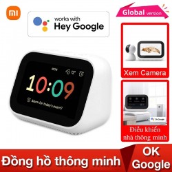 Đồng hồ thông minh google Mi Smart Clock, Kiêm loa bluetooth, Camera, Nghe Radio, Podcast, Trợ Lý Ảo Google, Kết Nối App Thông Minh - Bản quốc tế