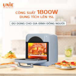 Nồi chiên không dầu Unie Steam Air Fryer ( Steam Color )