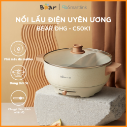 Nồi lẩu uyên ương Bear DHG-C50K1