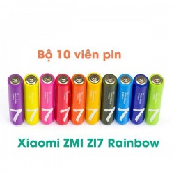 Pin Xiaomi ZMI ZI7 Bảy màu (10 viên pin AAA, Alkaline Battery)