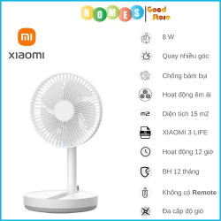 Quạt tích điện gấp gọn Xiaomi 3Life 008