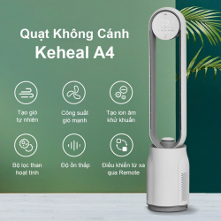 Quạt không cánh Keheal A4 – Tạo ion – Lọc không khí