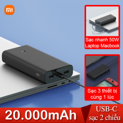 Pin sạc dự phòng 20000mAh Pro 50w Xiaomi PB200SZM