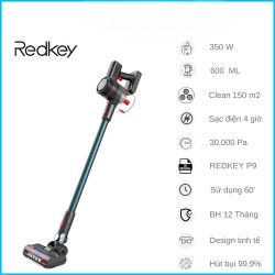 Máy hút bụi cầm tay Xiaomi Redkey P9 – Lực hút khủng 30.000Pa, 4 đầu hút đi kèm