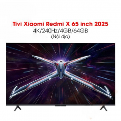 Tivi Xiaomi Redmi X65 inch 2025 4K/240Hz/4GB/64GB/Wifi 6