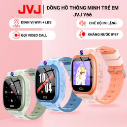 Đồng Hồ Thông Minh Trẻ Em JVJ Y66, Hỗ Trợ Tiếng Việt, Kháng Nước, Video Call, Lắp Sim Nghe Gọi 2 Chiều