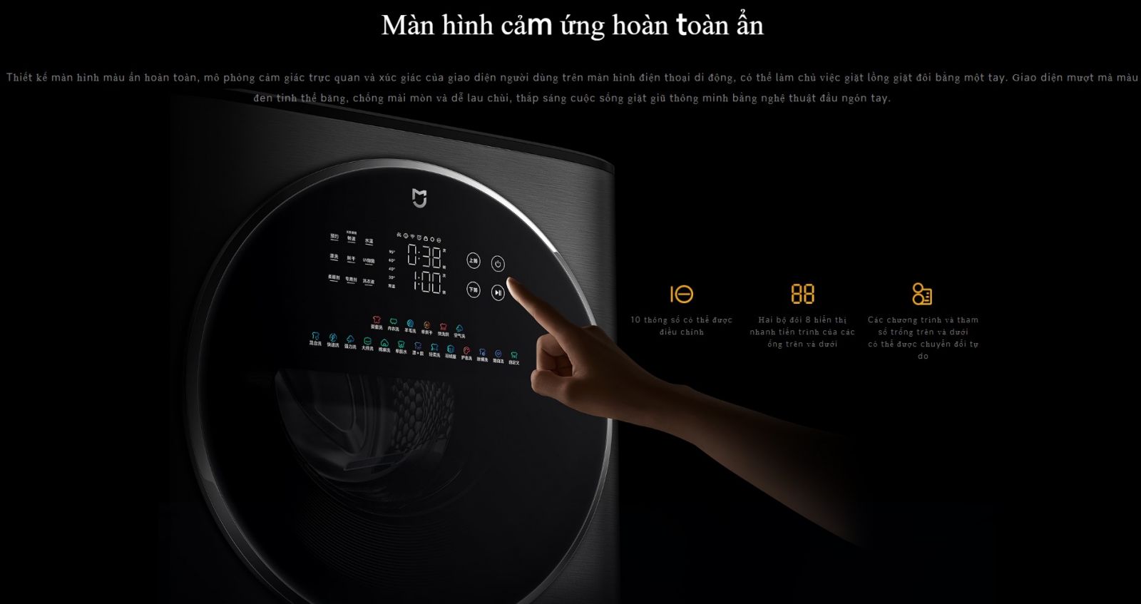 Máy Giặt Sấy Tất Cả Trong 1 Mijia Giặt 15Kg Sấy 7Kg